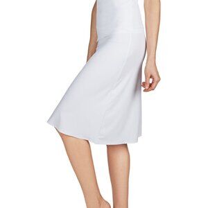 #899 Women's High-Waist Double-Bonded 26" Half Slip - Large / WHITE